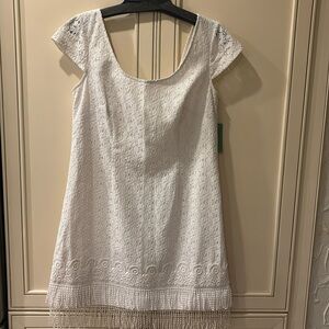 Lilly Pulitzer dress-size 10-  cap sleeve-lace